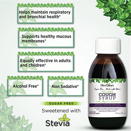 Jarabe de Hiedra para la Tos Herbión Naturals 4 Jarabe para la Tos Seca Herbión