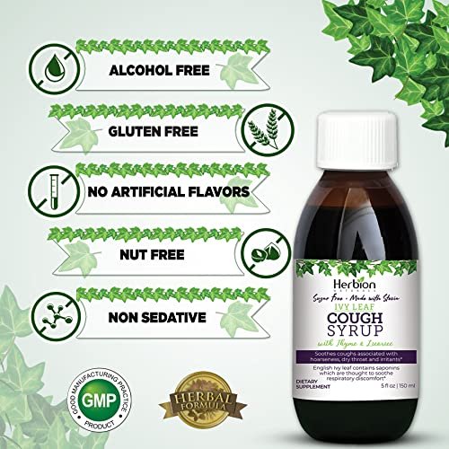 Jarabe de Hiedra para la Tos Herbión Naturals 3 Jarabe para la Tos Seca Herbión