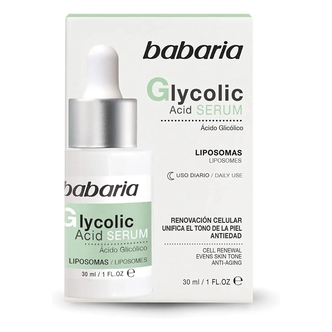 Babaria - Sérum Facial Glycolic Formulado con Ácido Glicólico y Vitamina E