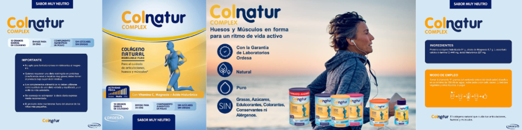 Colágeno en Polvo Hidrolizado Puro Colnatur Complex Neutro de Sabor