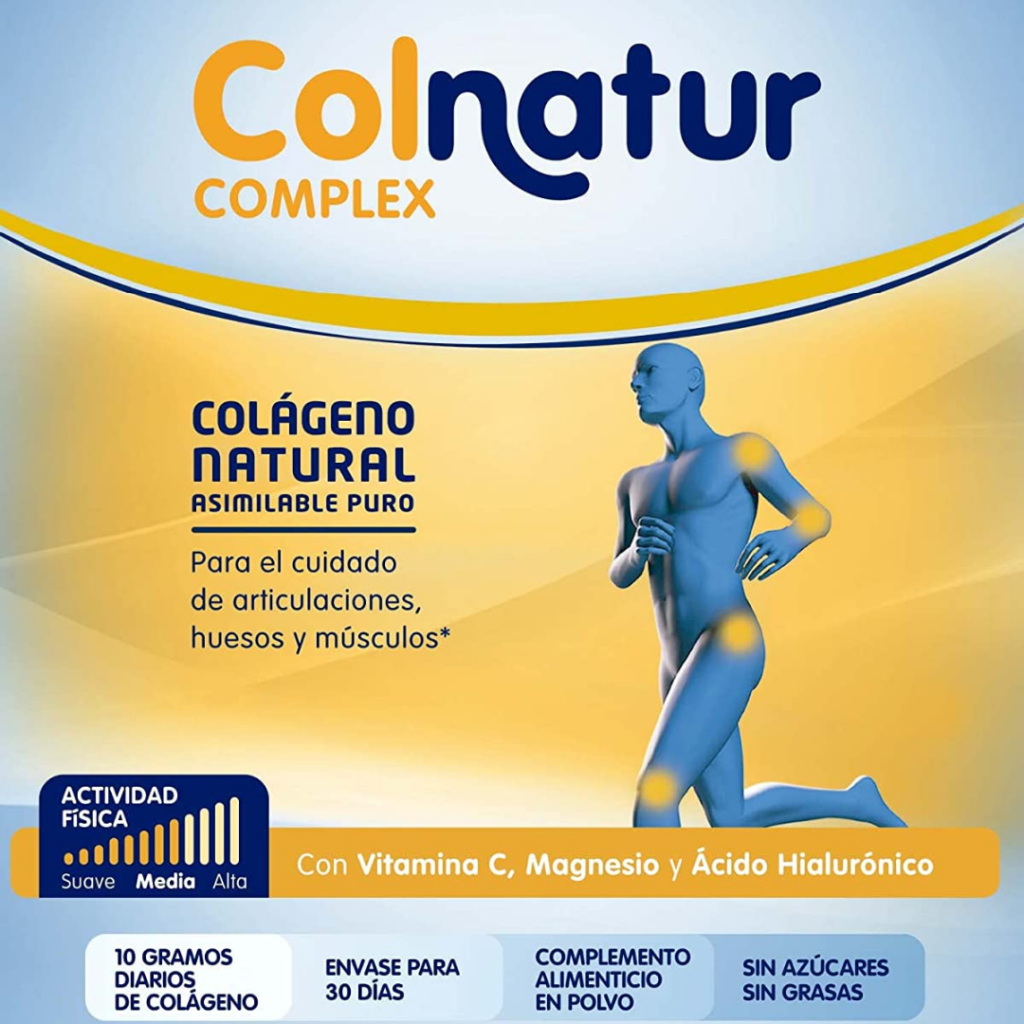 Colnatur Complex Neutro - Colágeno con Magnesio y Vitamina C para Músculos y Articulaciones - Beneficios de Colnatur colágeno natural para huesos y articulaciones