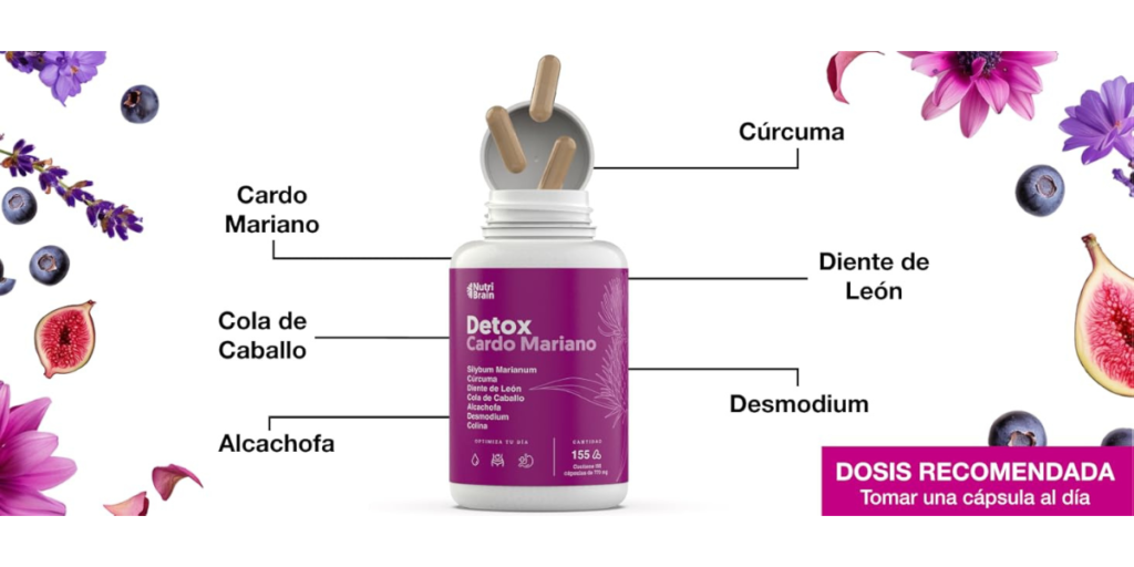 Cumlaude Lab Drenaqua: Un Diurético Eficaz para la Retención de Líquidos 7 Detox Cardo Mariano - Dietéticos Naturales