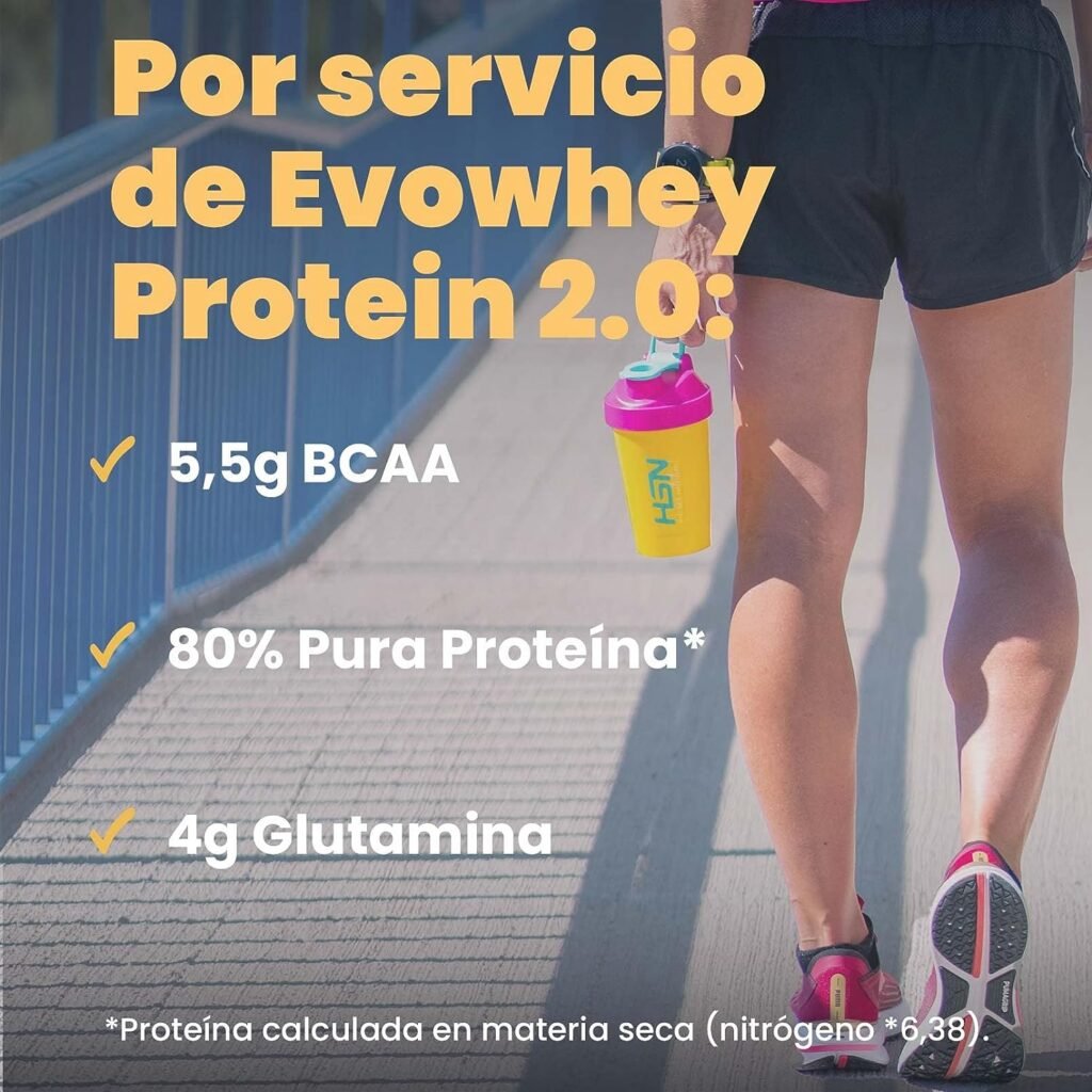Concentrado de proteína de suero Whey HSN Sin Gluten y Sin Soja Sabor Chocolate EVOWHEY Protein 2.0 Review y Opiniones 4 El Concentrado de Proteína de Suero Whey HSN Sin Gluten y Sin Soja Evowhey Protein 2.0 para Atletas y Sport
