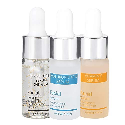 Mejores Medicamentos con Colágeno para la Piel Sin Receta Médica | Comparativa,Lo Último, los más Vendidos, Ofertas | Los Mejores Colágenos 2023 18 Kit de suero facial de 24 quilates, ácido hialurónico + vitamina C, seis péptidos, oro K, antienvejecimiento, blanqueamiento hidratante, belleza brillante, elimina las manchas oscuras, cuidado de la piel