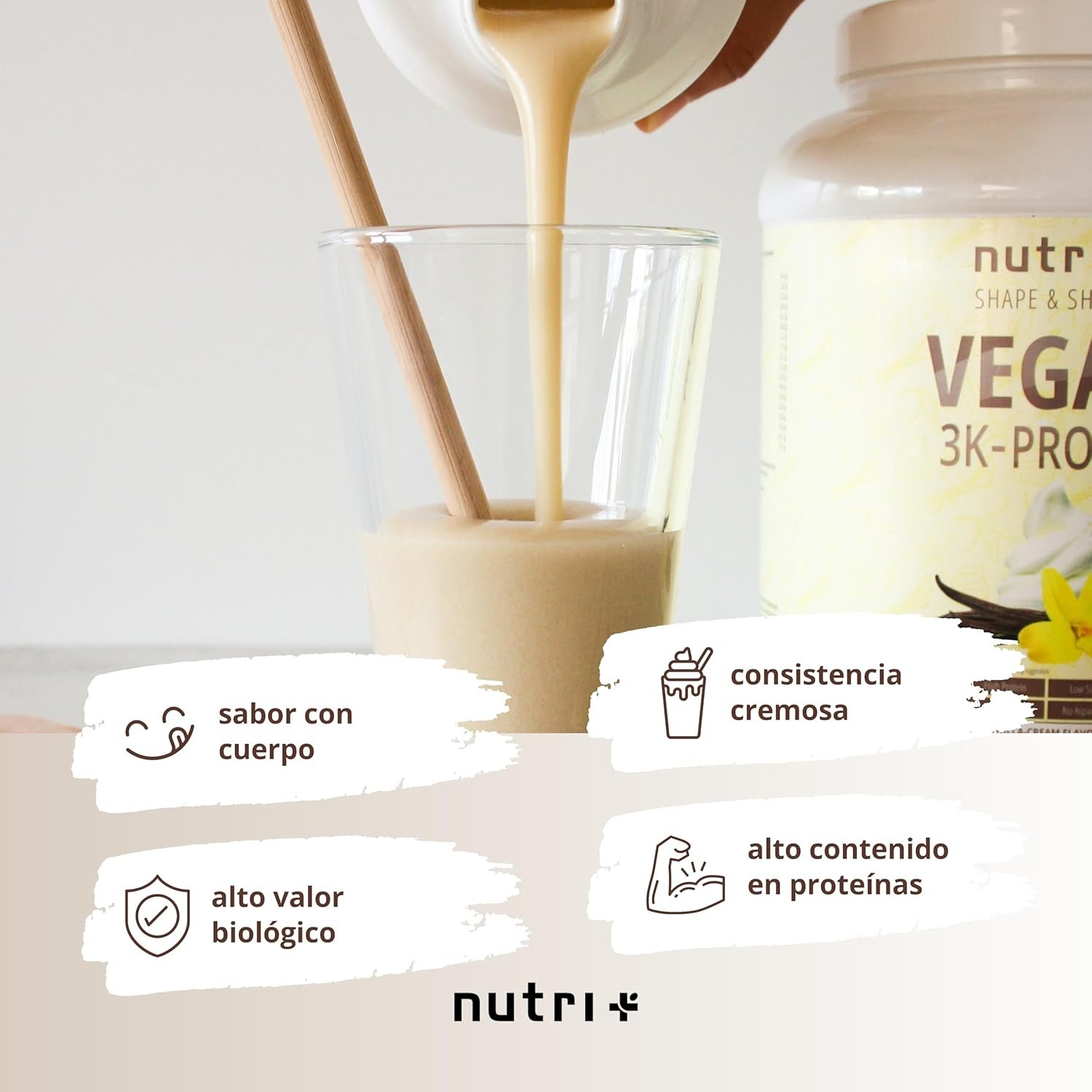 Nutri vegan Protein Powder Proteína Vegana Sin Azúcar Ni Edulcorantes Nutri vegan Protein Powder Proteína Vegana Sin Azúcar Ni Edulcorantes
