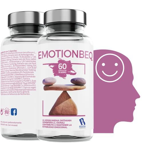 Qué tomar para la ansiedad y los nervios sin receta 13 Pastillas para la ansiedad y el insomnio Emotionbeq - Potente nootrópico - pastillas naturales que reducen el estrés y el insomnio, efecto calmante - Promueve la concentración, aumenta la energía y la motivación