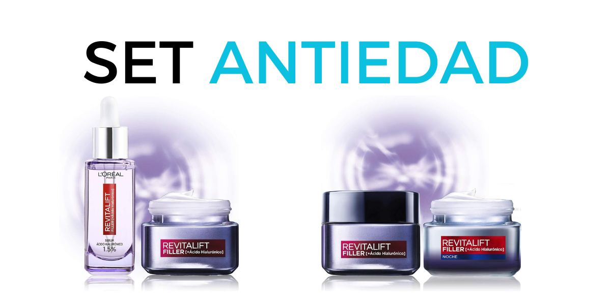 Revitalift Filler de L'Oreal Paris Set de Rutina Antiedad