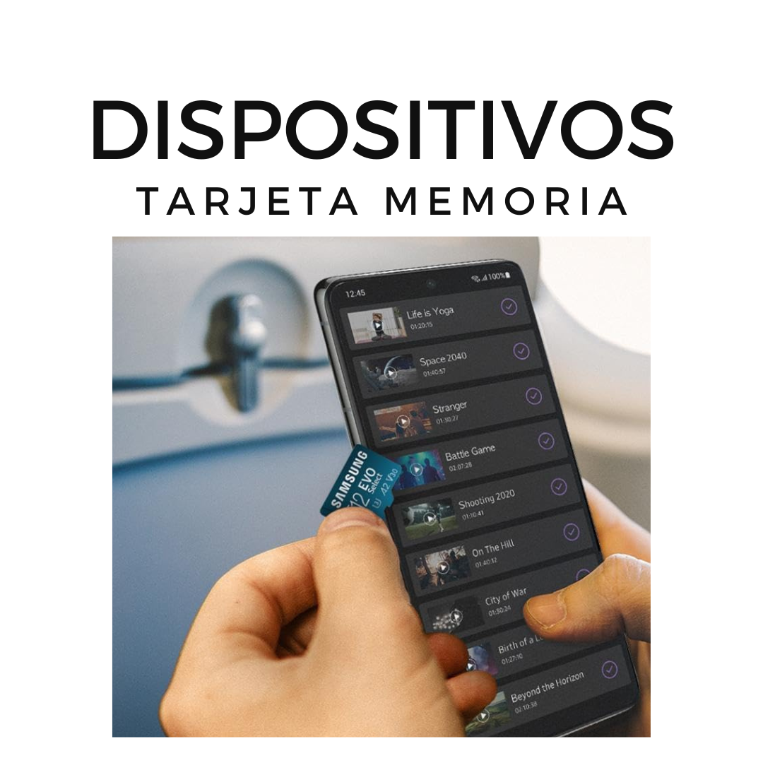 Tipos de Tarjetas de Memoria según el Dispositivo