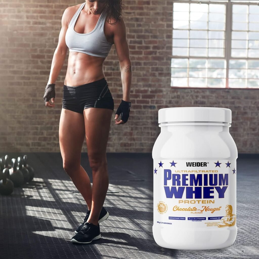 Weider Premium Whey Protein Sin Aspartamo Fitness Mujer